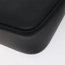 VERSACE Shoulder Bag Leather Black Gold Auth 130267-16