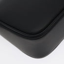 VERSACE Shoulder Bag Leather Black Gold Auth 130267-17