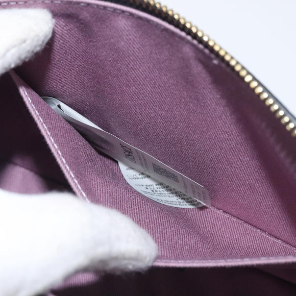 VERSACE Shoulder Bag Leather Black Gold Auth 130267