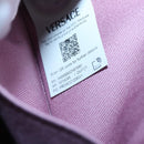 VERSACE Shoulder Bag Leather Black Gold Auth 130270-11