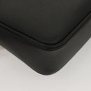 VERSACE Shoulder Bag Leather Black Gold Auth 130273-16