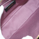 VERSACE Shoulder Bag Leather Black Gold Auth 130273-10