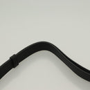 VERSACE Shoulder Bag Leather Black Gold Auth 130273-8