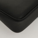 VERSACE Shoulder Bag Leather Black Gold Auth 130274-16