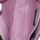 VERSACE Shoulder Bag Leather Black Gold Auth 130274-10