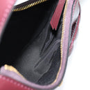 VERSACE Shoulder Bag Leather 2way Brown Gold Auth 130287-19