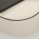 VERSACE Shoulder Bag Leather Black Gold white Auth 130294-14