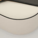 VERSACE Shoulder Bag Leather Black Gold white Auth 130294-15