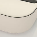 VERSACE Shoulder Bag Leather Black Gold white Auth 130294-17