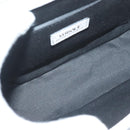 VERSACE Shoulder Bag Leather Black Gold white Auth 130294-10