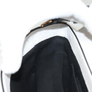 VERSACE Shoulder Bag Leather Black Gold white Auth 130294-22