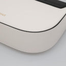 VERSACE Shoulder Bag Leather Black Gold white Auth 130296-16