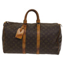LOUIS VUITTON Monogram Keepall 45 Boston Bag M41428 LV Auth 130325-13