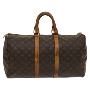 LOUIS VUITTON Monogram Keepall 45 Boston Bag M41428 LV Auth 130325 - 0