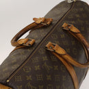 LOUIS VUITTON Monogram Keepall 45 Boston Bag M41428 LV Auth 130325-6