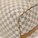 LOUIS VUITTON Damier Azur Keepall Bandouliere 55 Boston Bag N41429 Auth 130330-14