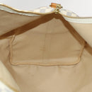 LOUIS VUITTON Damier Azur Keepall Bandouliere 55 Boston Bag N41429 Auth 130330-20