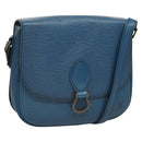 LOUIS VUITTON Epi Saint Cloud GM Shoulder Bag Toledo Blue M52195 LV Auth 130331-1