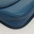 LOUIS VUITTON Epi Saint Cloud GM Shoulder Bag Toledo Blue M52195 LV Auth 130331-10
