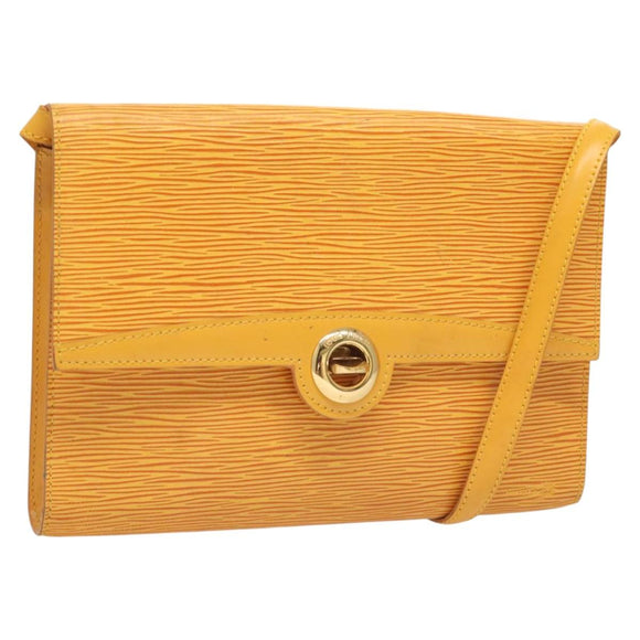 LOUIS VUITTON Epi Arsch Shoulder Bag Yellow M52579 LV Auth 130332