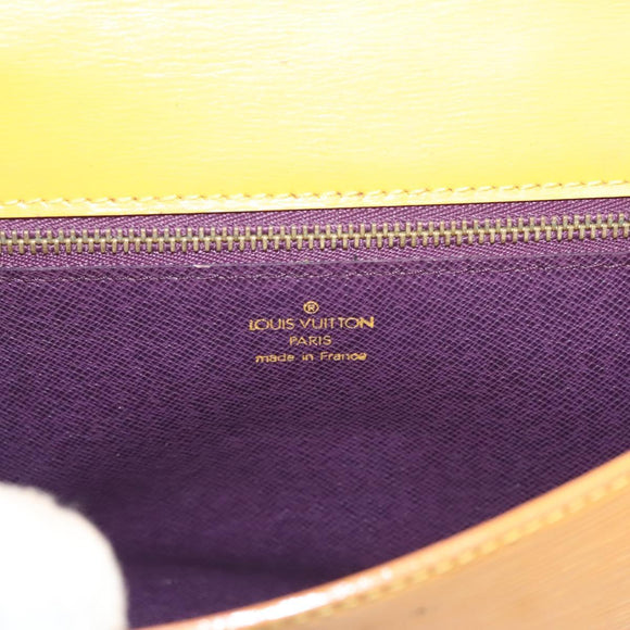 LOUIS VUITTON Epi Arsch Shoulder Bag Yellow M52579 LV Auth 130332