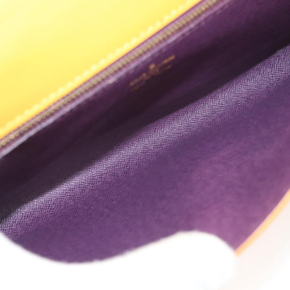 LOUIS VUITTON Epi Arsch Shoulder Bag Yellow M52579 LV Auth 130332