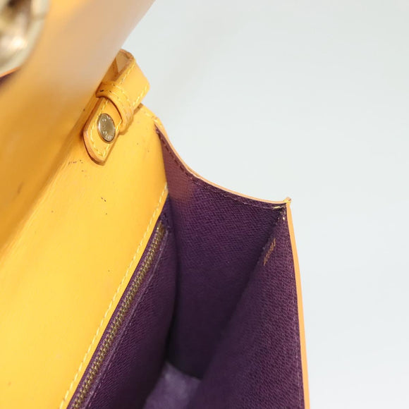 LOUIS VUITTON Epi Arsch Shoulder Bag Yellow M52579 LV Auth 130332