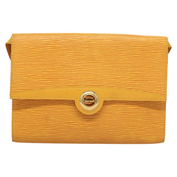 LOUIS VUITTON Epi Arsch Shoulder Bag Yellow M52579 LV Auth 130332