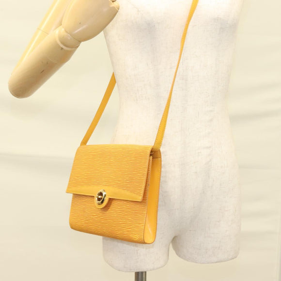 LOUIS VUITTON Epi Arsch Shoulder Bag Yellow M52579 LV Auth 130332