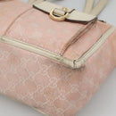 GUCCI GG Canvas Abbey Tote Bag Pink Gold 146247 Auth 130344-9