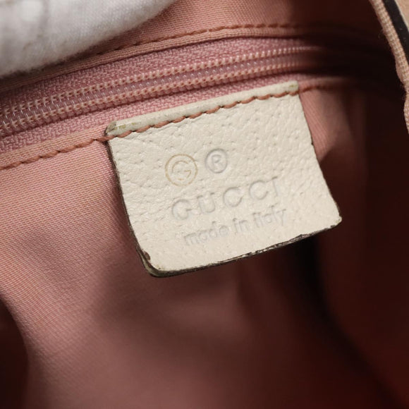 GUCCI GG Canvas Abbey Tote Bag Pink Gold 146247 Auth 130344