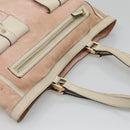 GUCCI GG Canvas Abbey Tote Bag Pink Gold 146247 Auth 130344-6