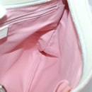 GUCCI GG Canvas Sherry Line Tote Bag Pink Silver 145809 Auth 130345-17