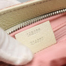 GUCCI GG Canvas Sherry Line Tote Bag Pink Silver 145809 Auth 130345-21