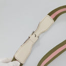 GUCCI GG Canvas Sherry Line Tote Bag Pink Silver 145809 Auth 130345-8