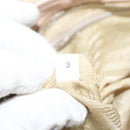 PRADA Shoulder Bag Nylon Leather Beige Silver Auth 130350-12