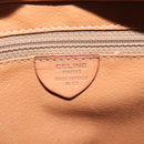 CELINE Macadam Canvas Shoulder Bag PVC Brown Gold Auth 130361-12