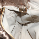 Salvatore Ferragamo Vala Hand Bag Leather 2way Gold Auth 130369-23