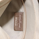 Salvatore Ferragamo Vala Hand Bag Leather 2way Gold Auth 130369-12