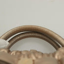 Salvatore Ferragamo Vala Hand Bag Leather 2way Gold Auth 130369-8