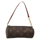 LOUIS VUITTON Monogram Papillon Pouch LV Auth 130389-1