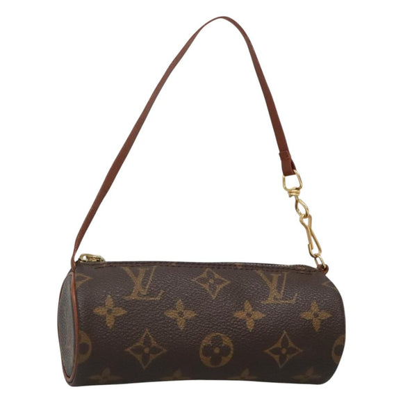 LOUIS VUITTON Monogram Papillon Pouch LV Auth 130389