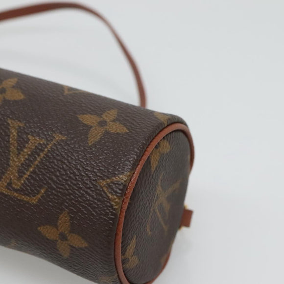 LOUIS VUITTON Monogram Papillon Pouch LV Auth 130389