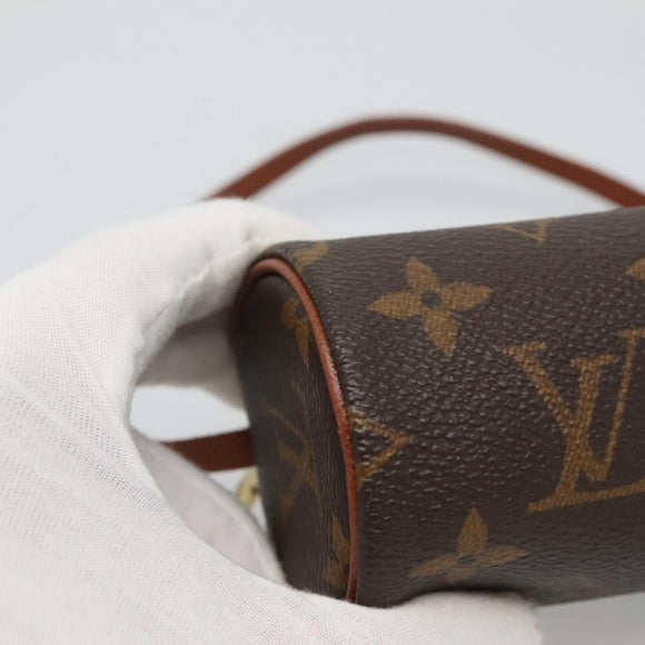 LOUIS VUITTON Monogram Papillon Pouch LV Auth 130389