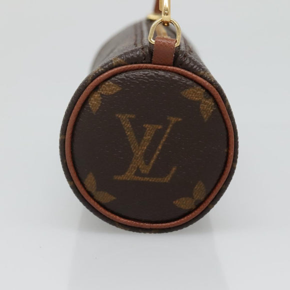 LOUIS VUITTON Monogram Papillon Pouch LV Auth 130389