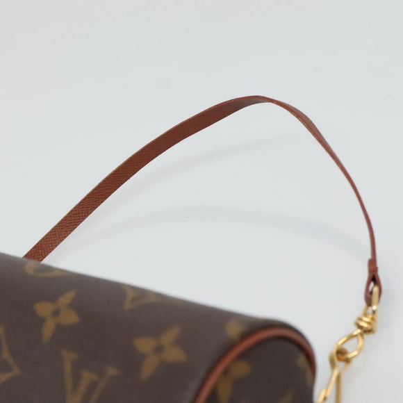 LOUIS VUITTON Monogram Papillon Pouch LV Auth 130389