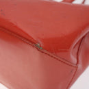 LOUIS VUITTON Monogram Vernis Wilshire PM Bag Orenge Sunset M93644 Auth 130399-14