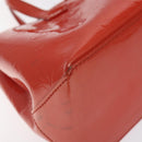 LOUIS VUITTON Monogram Vernis Wilshire PM Bag Orenge Sunset M93644 Auth 130399-15