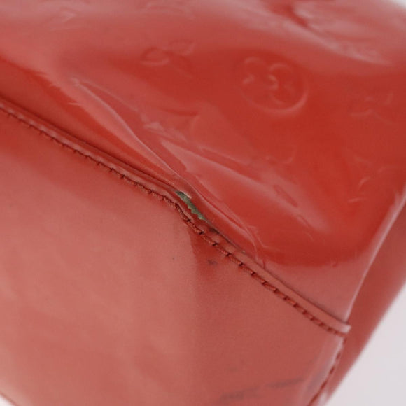 LOUIS VUITTON Monogram Vernis Wilshire PM Bag Orenge Sunset M93644 Auth 130399