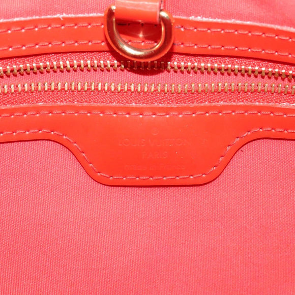 LOUIS VUITTON Monogram Vernis Wilshire PM Bag Orenge Sunset M93644 Auth 130399